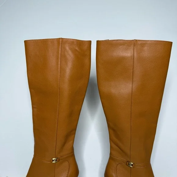 Sam Edelman Elsy Brown Leather Heeled Tall Boot 6 1/2 M - Picture 9 of 15